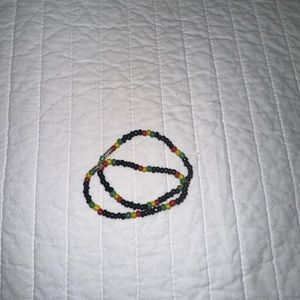 Jamaican bracelet set never worn